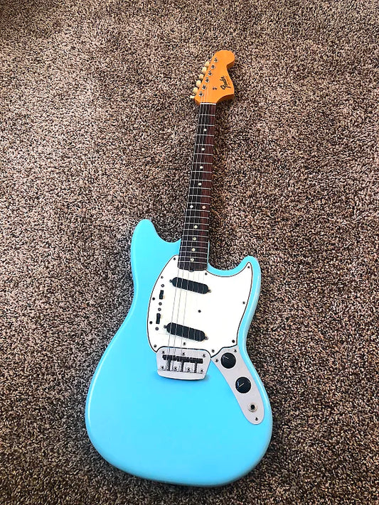 1966 Fender "SONIC DUO" Daphne Blue + HSC