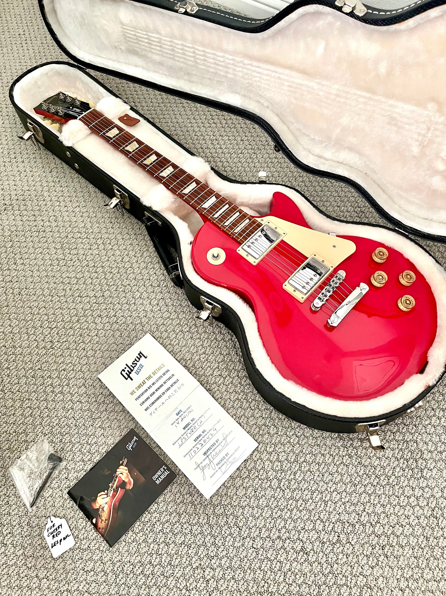 2012 Gibson Les Paul Studio "Radiant Red" + Paperwork + OHSC