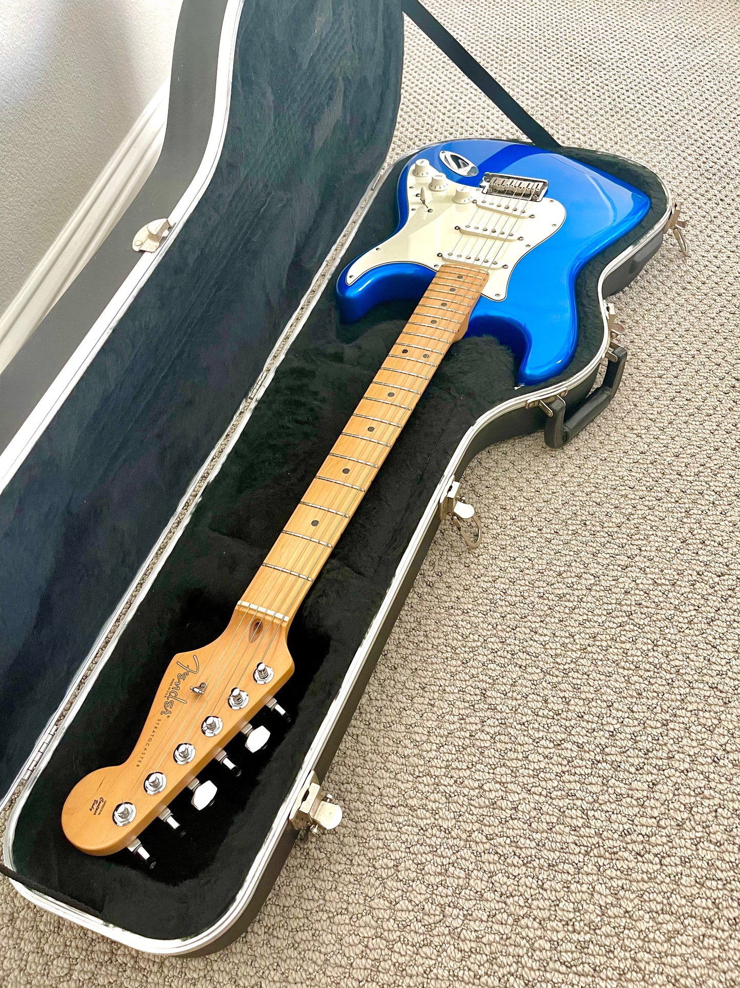 2002 Fender Stratocaster American Standard "Metallic Blue" + OHSC