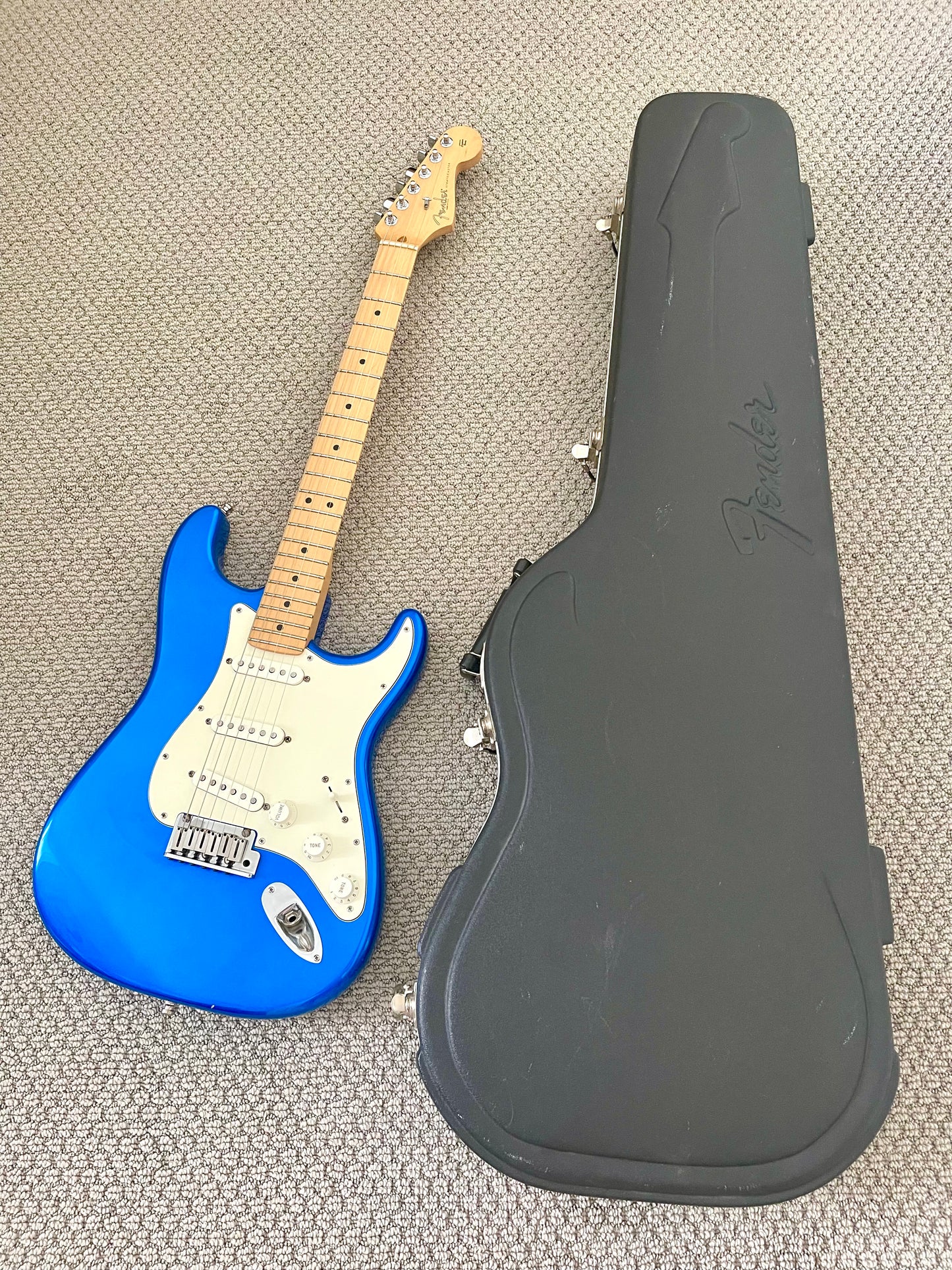 2002 Fender Stratocaster American Standard "Metallic Blue" + OHSC