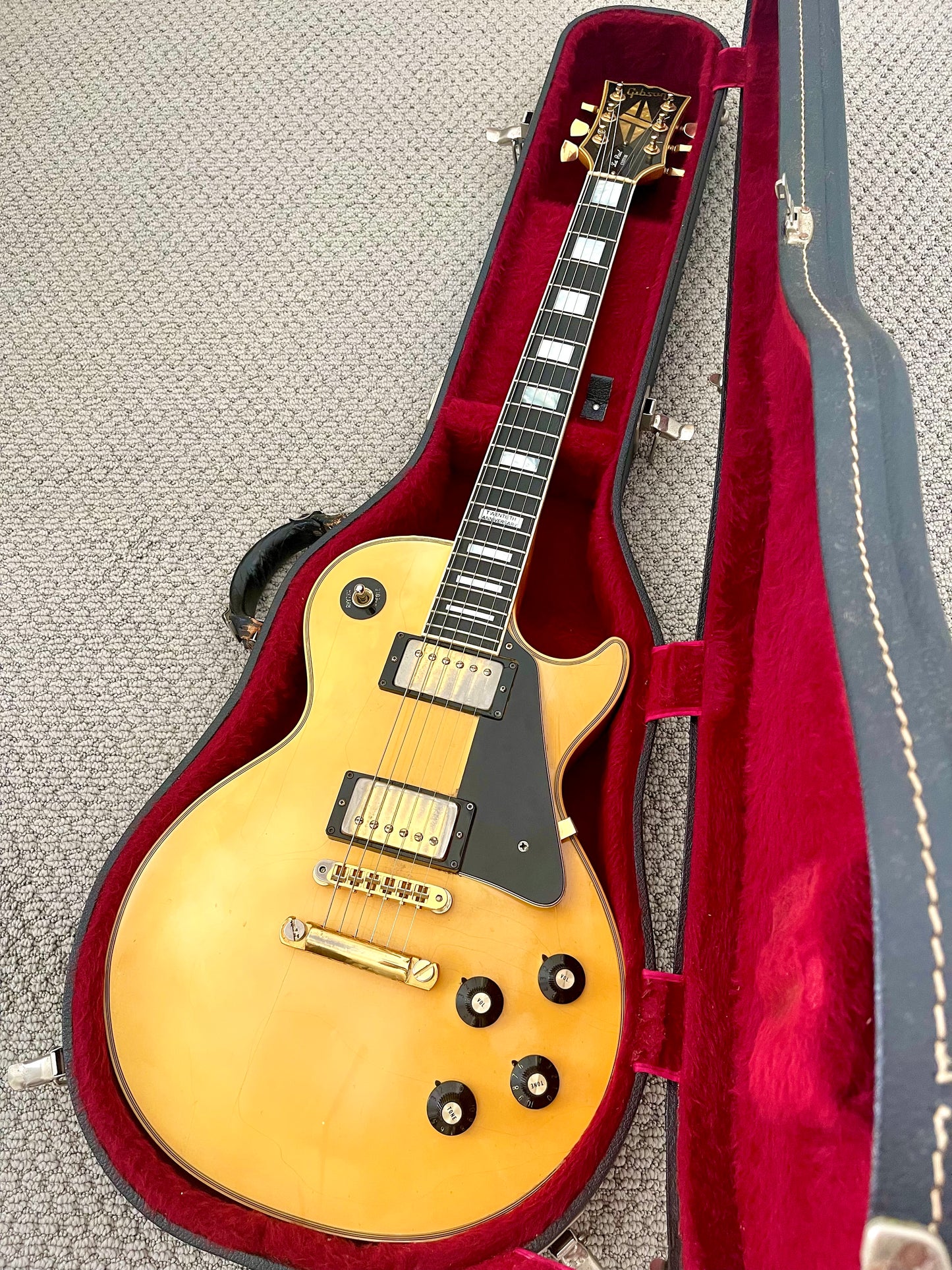 1974 Gibson Les Paul Custom Alpine White "20th Anniversary Edition + OHSC