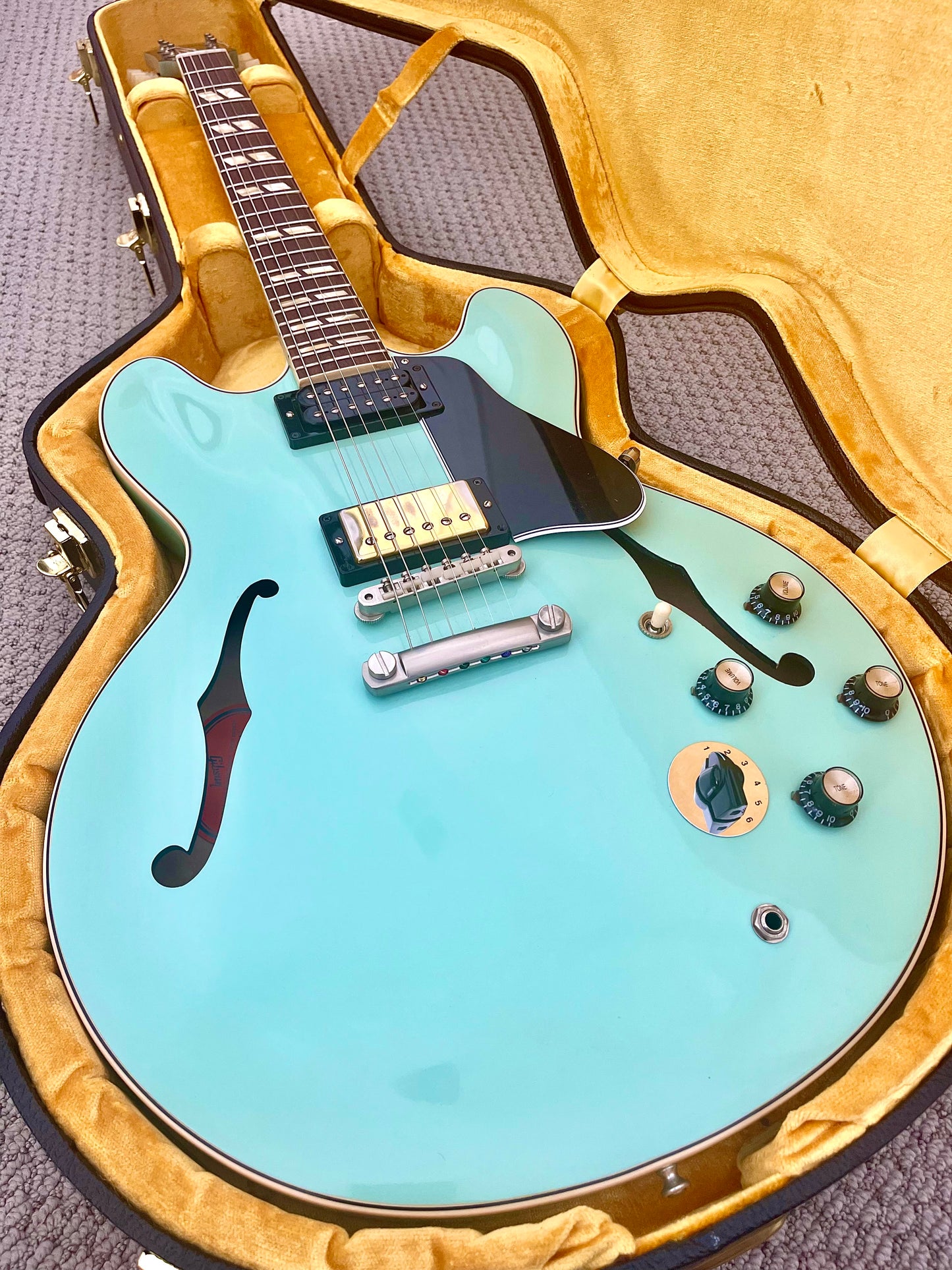 1964 Gibson Memphis ES-345 "64 SEAFOAM GREEN" + OHSC (2016 VOS)