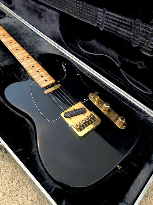 1981 Fender Telecaster "COLLECTORS EDITION" Black/Gold + OHSC