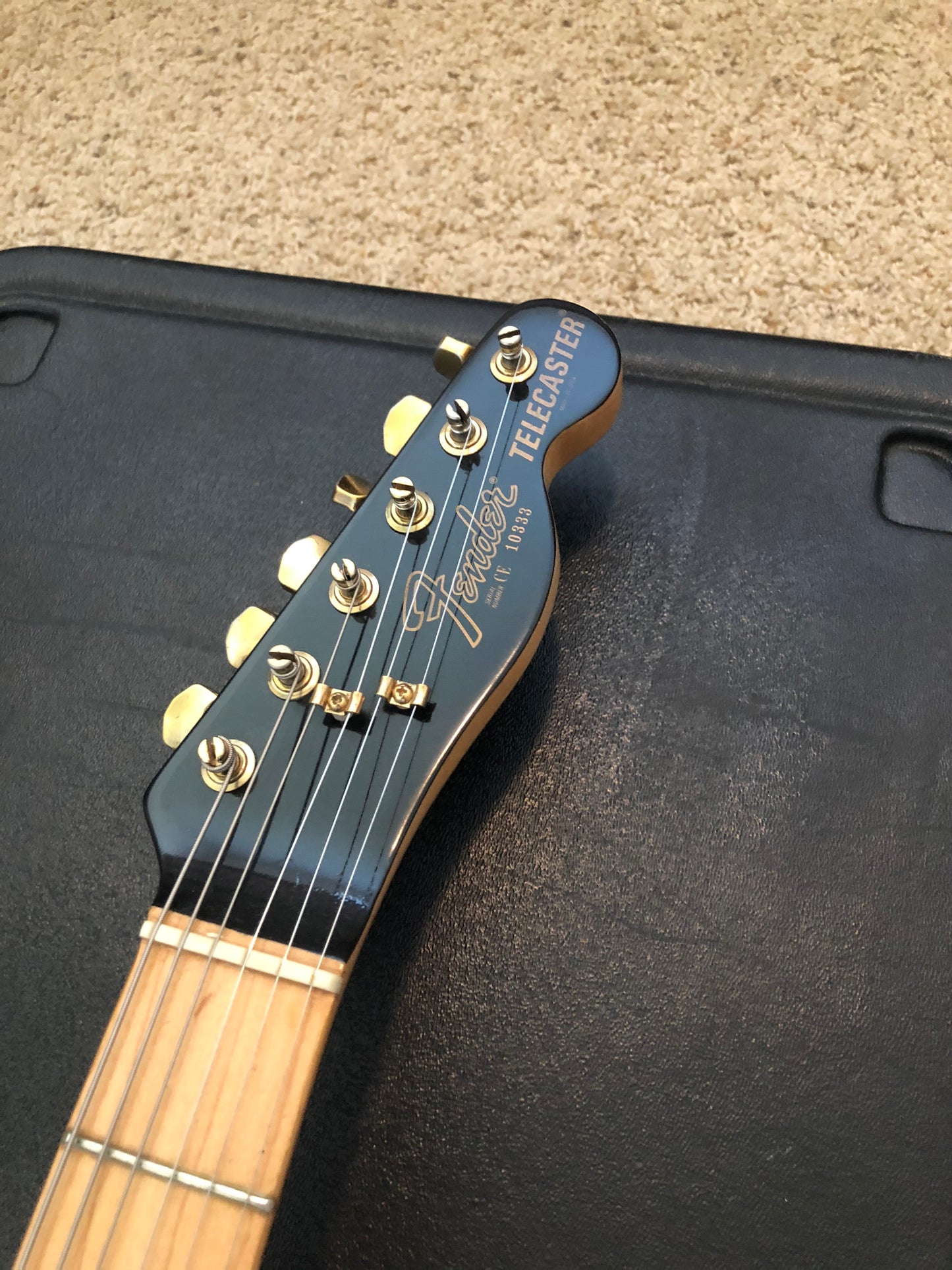 1981 Fender Telecaster "COLLECTORS EDITION" Black/Gold + OHSC