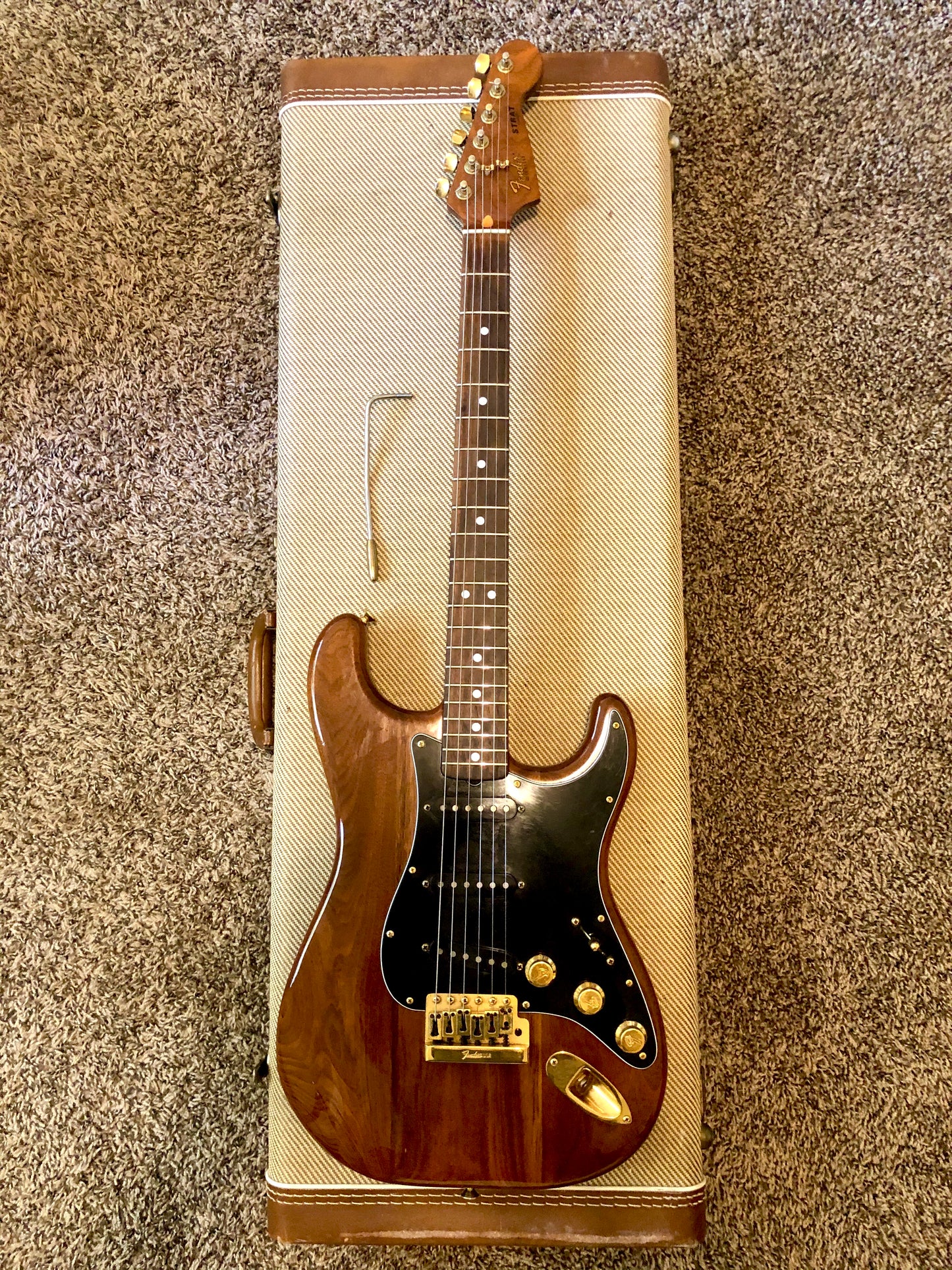 1981 Fender All-Walnut Stratocaster "THE STRAT" + OHSC