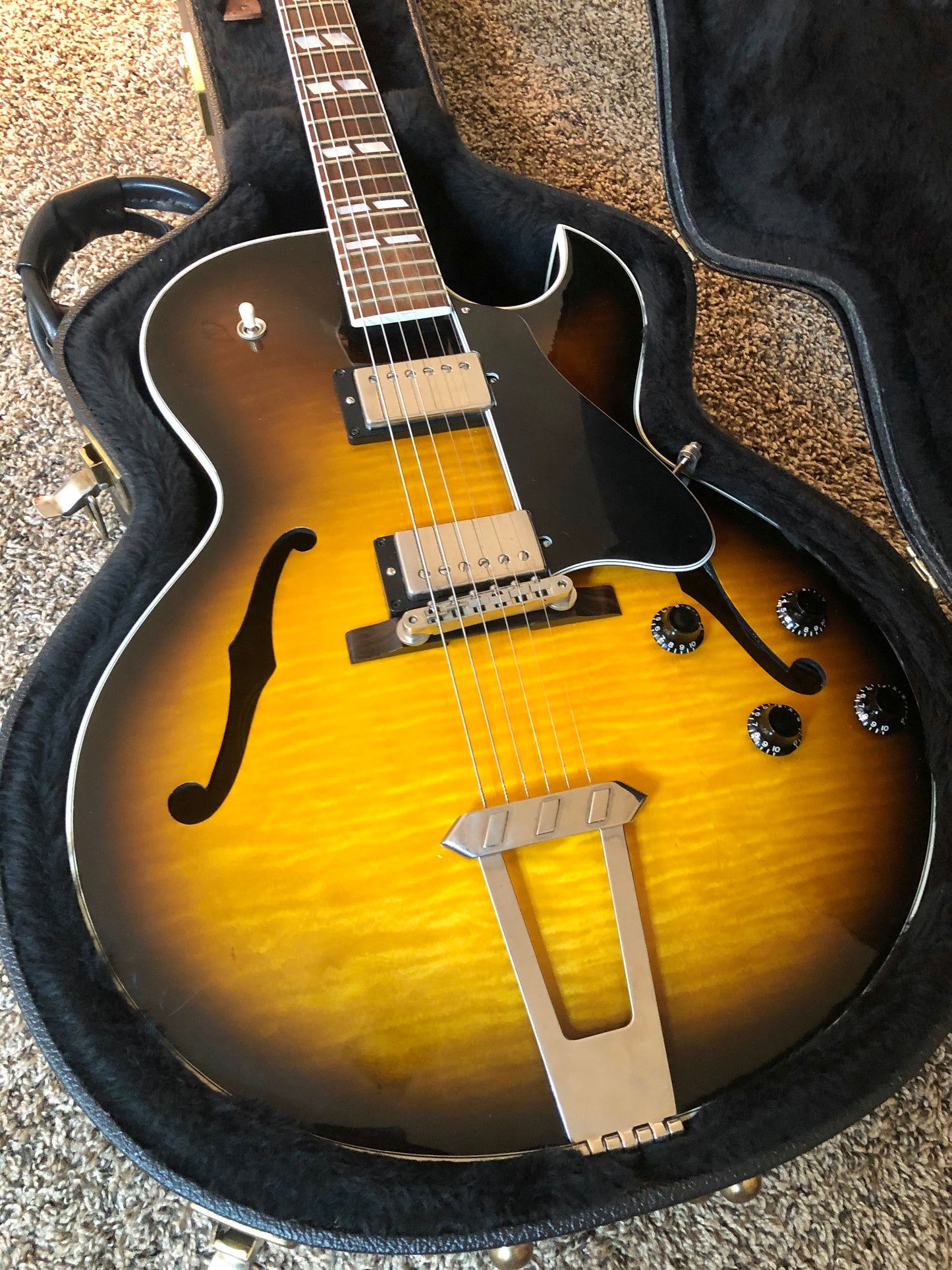 2001 Gibson ES-175D "TOBACCO BURST" + OHSC