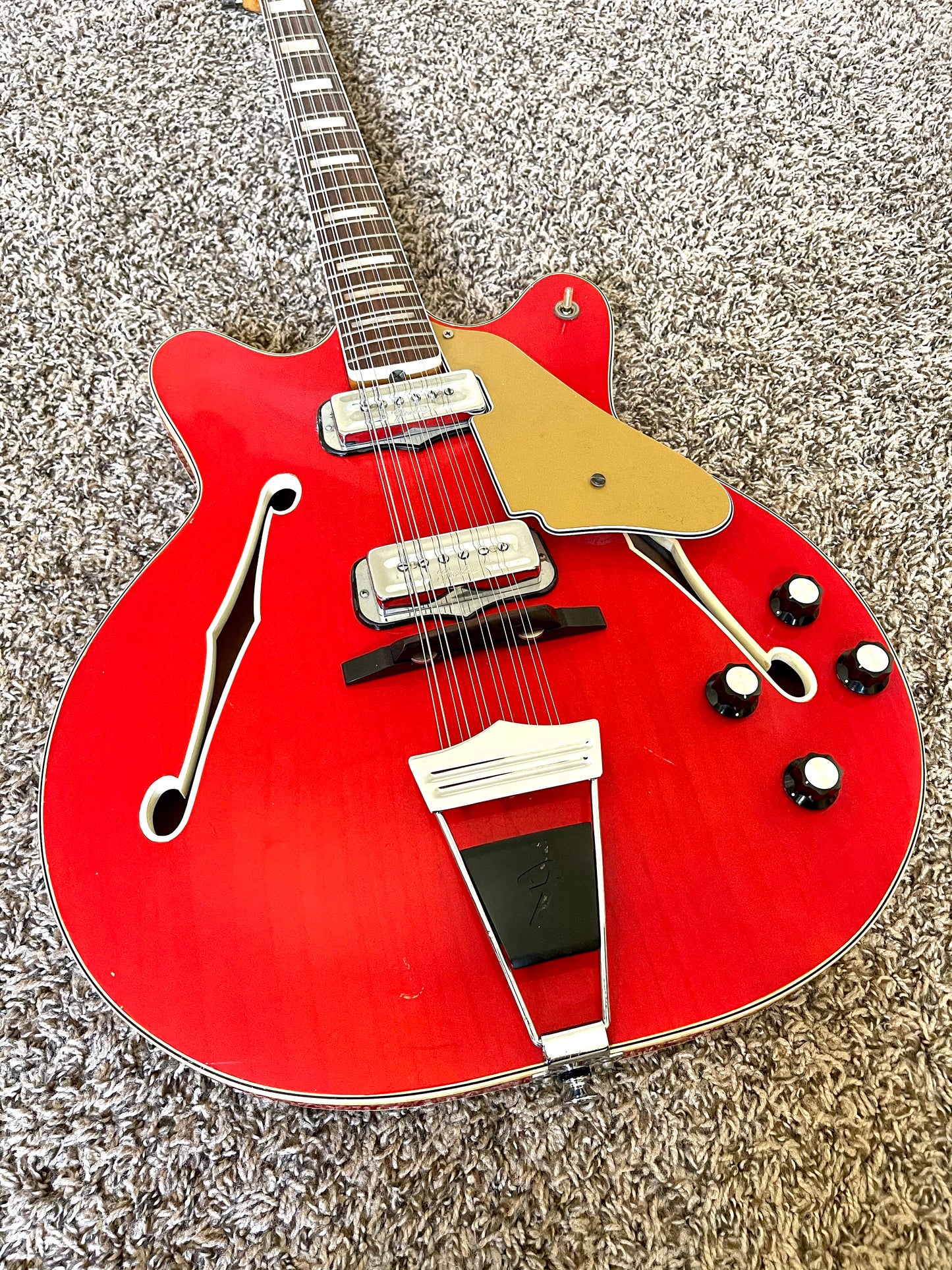 1967 Fender "Coronado XII" Cherry Red 12-String Hollowbody