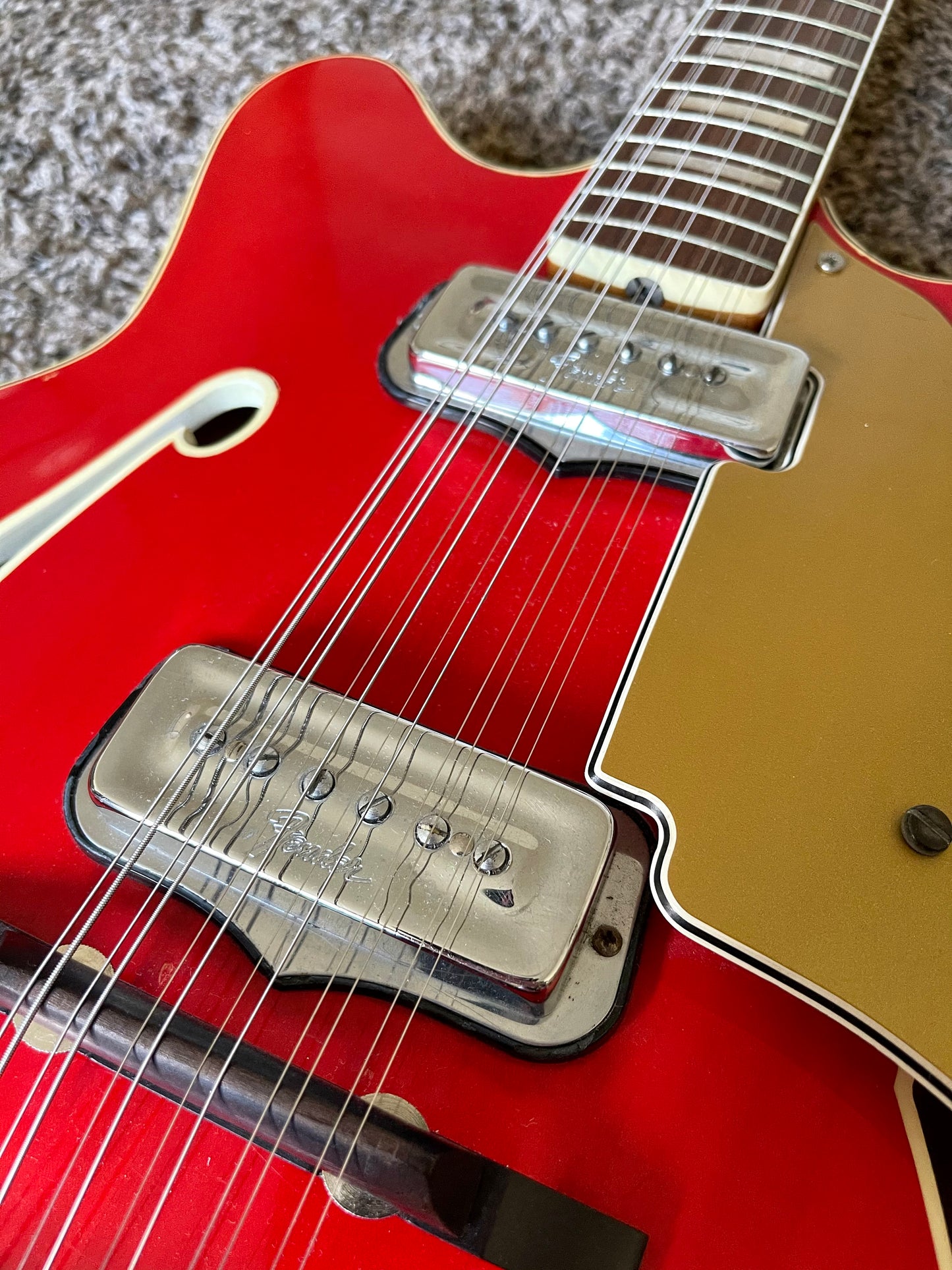 1967 Fender "Coronado XII" Cherry Red 12-String Hollowbody