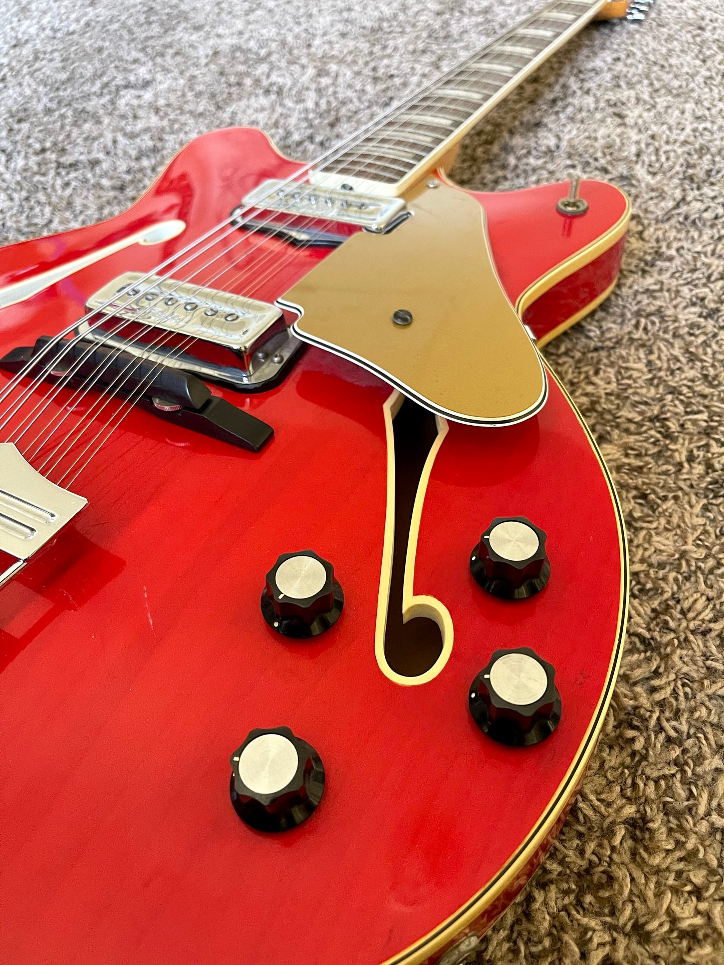 1967 Fender "Coronado XII" Cherry Red 12-String Hollowbody