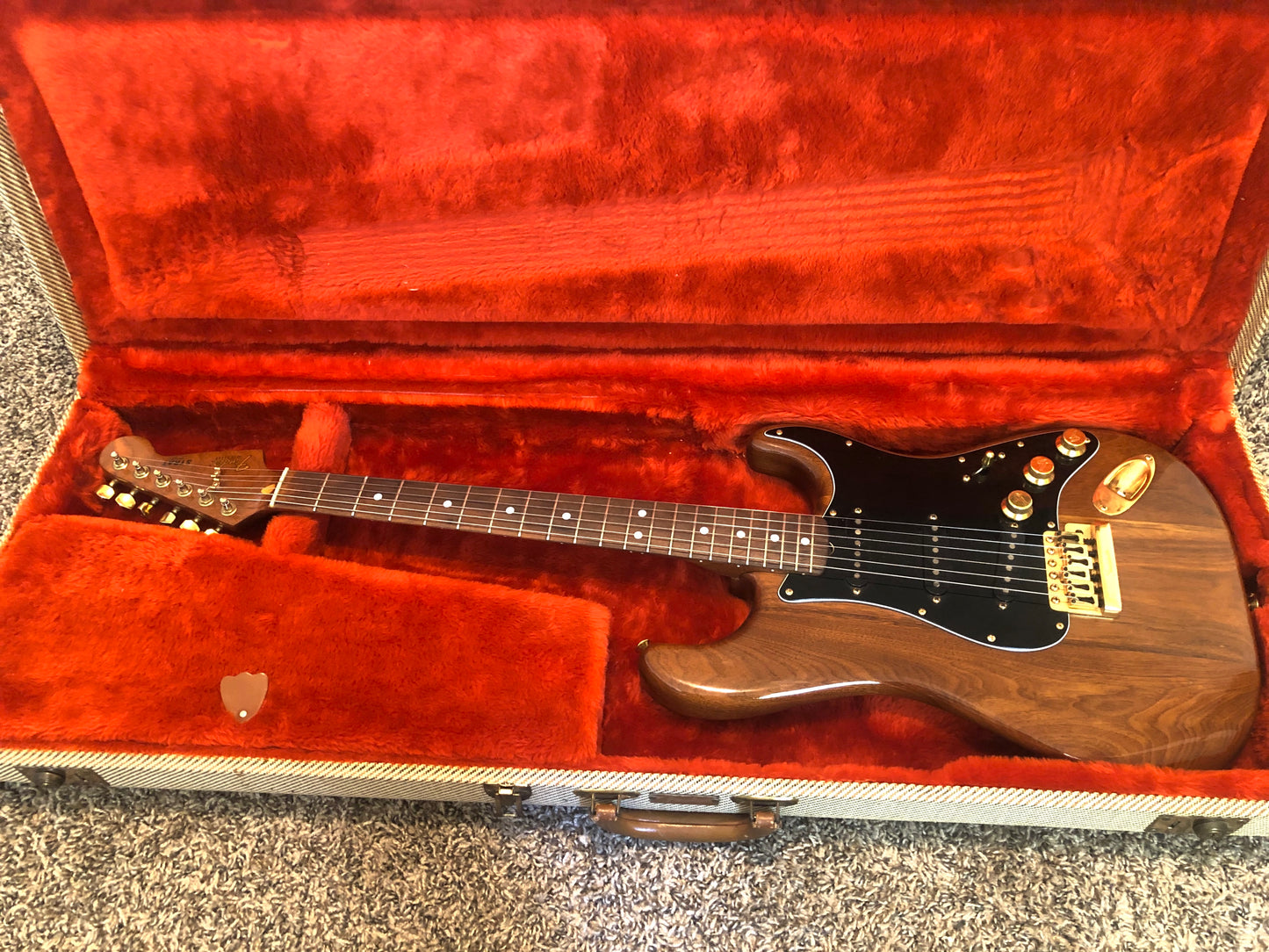 1981 Fender All-Walnut Stratocaster "THE STRAT" + OHSC