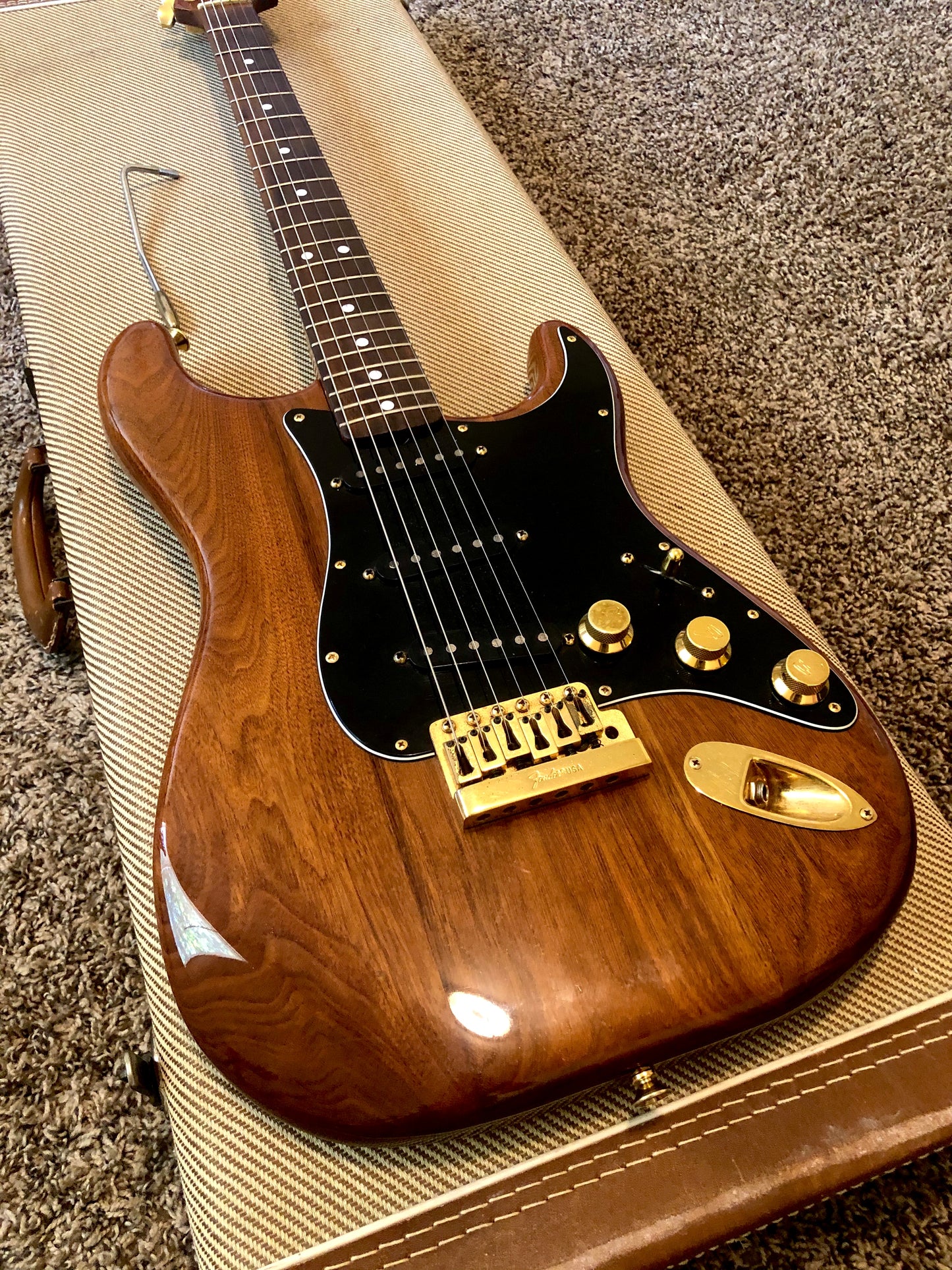 1981 Fender All-Walnut Stratocaster "THE STRAT" + OHSC