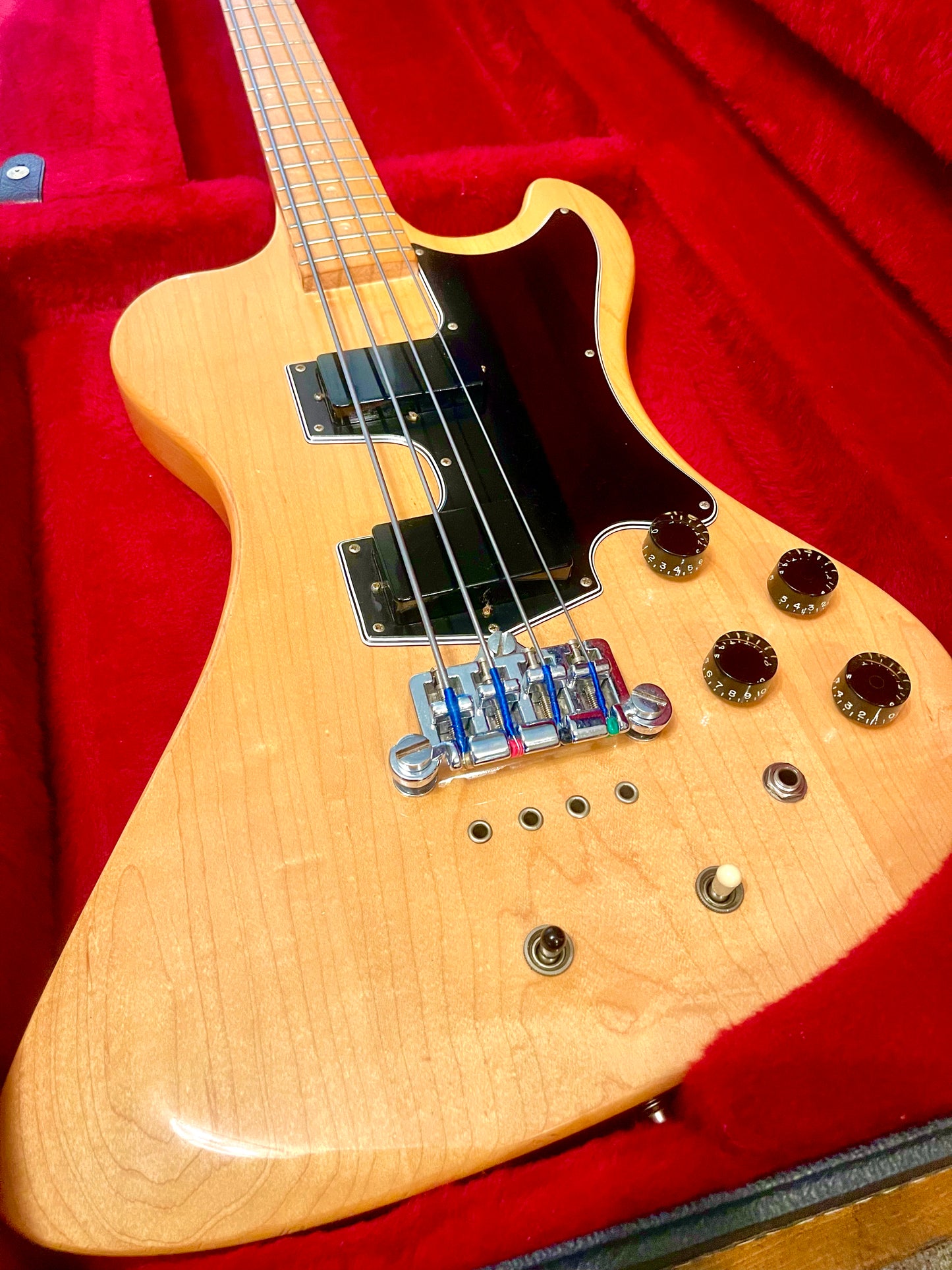 1978 Gibson RD Artist "NATURAL BLONDE" Electric (MOOG) Bass + OHSC