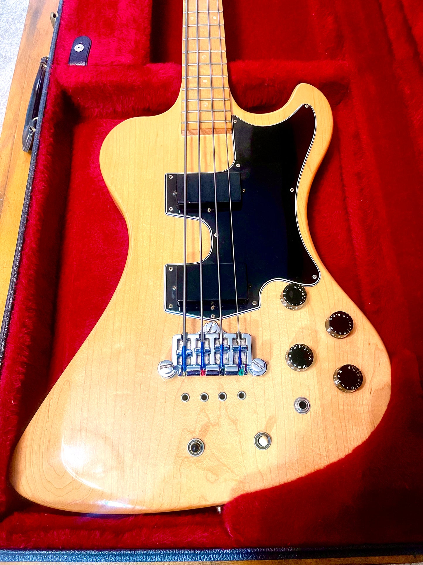 1978 Gibson RD Artist "NATURAL BLONDE" Electric (MOOG) Bass + OHSC