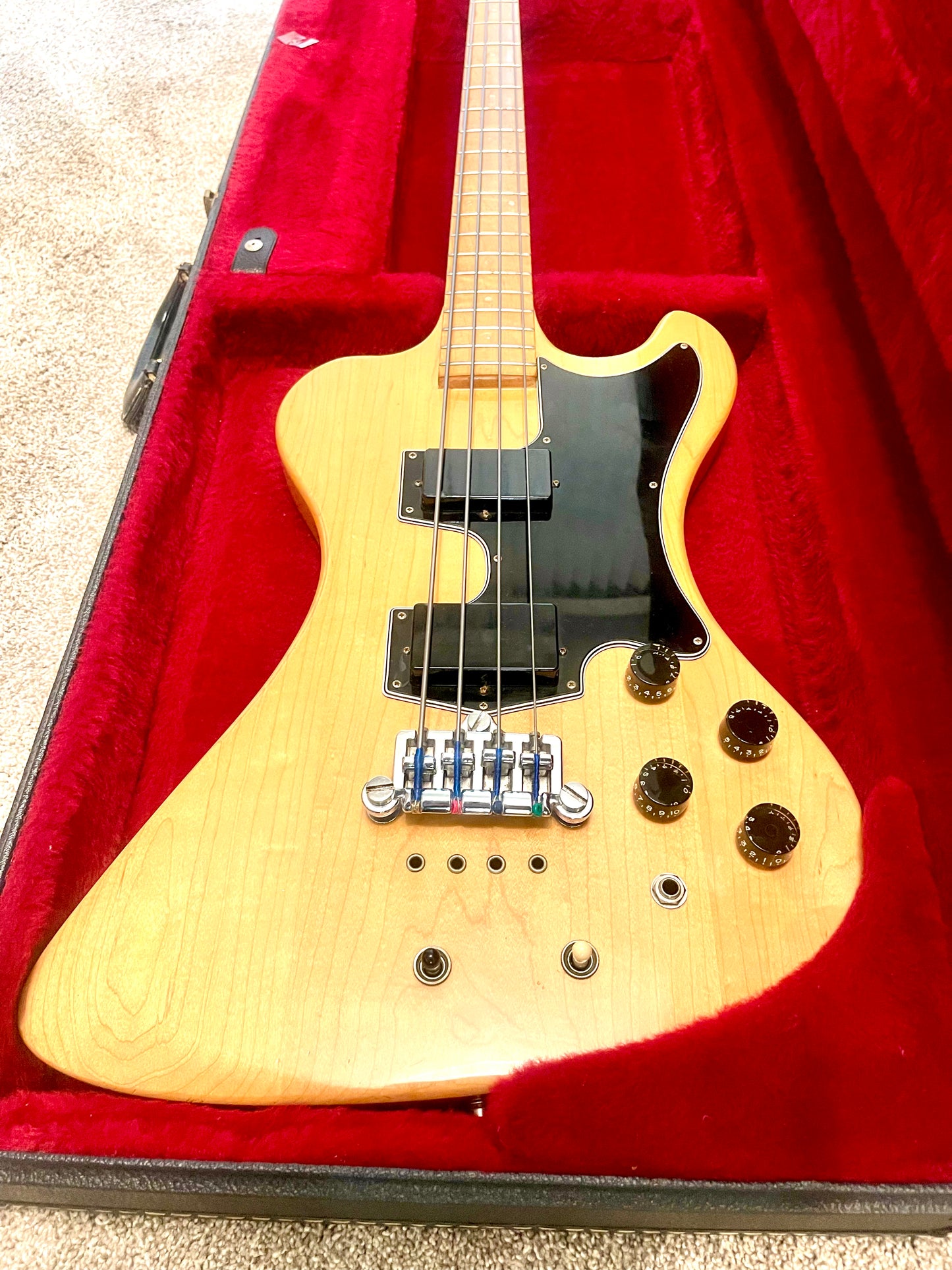 1978 Gibson RD Artist "NATURAL BLONDE" Electric (MOOG) Bass + OHSC