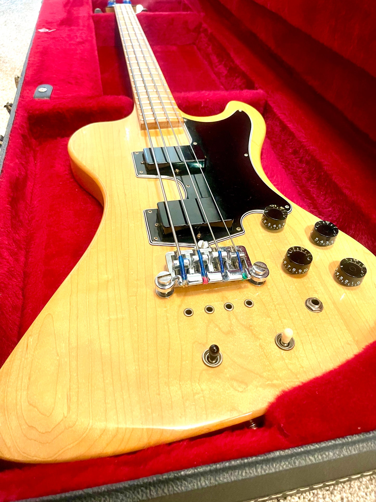 1978 Gibson RD Artist "NATURAL BLONDE" Electric (MOOG) Bass + OHSC