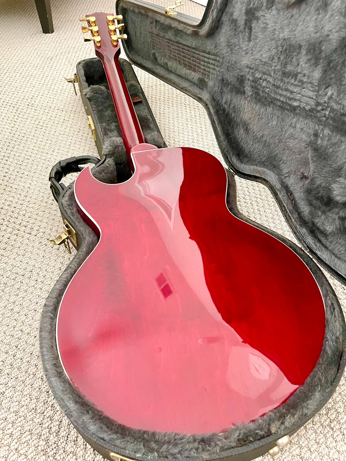 2002 Gibson ES-135 Natural Cherry Red + OHSC