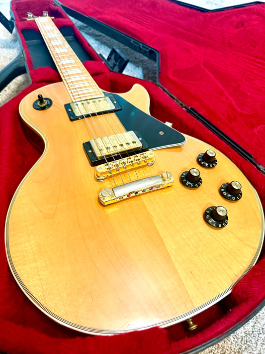 1979 Gibson Les Paul Custom Maple "BLONDE BEAUTY" + OHSC (Chainsaw)