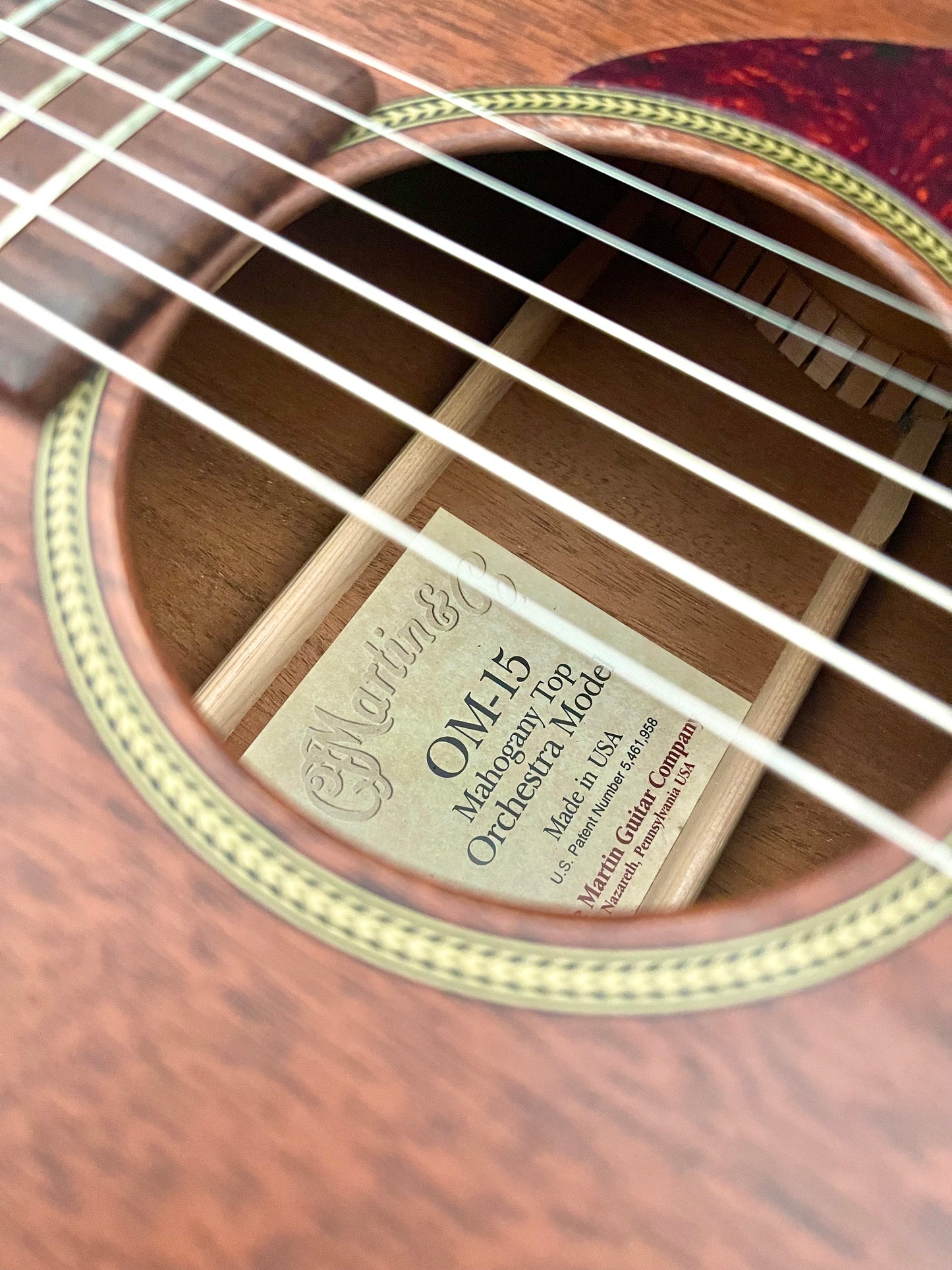 2001 Martin OM-15 Mahogany Orchestra Model + OHSC