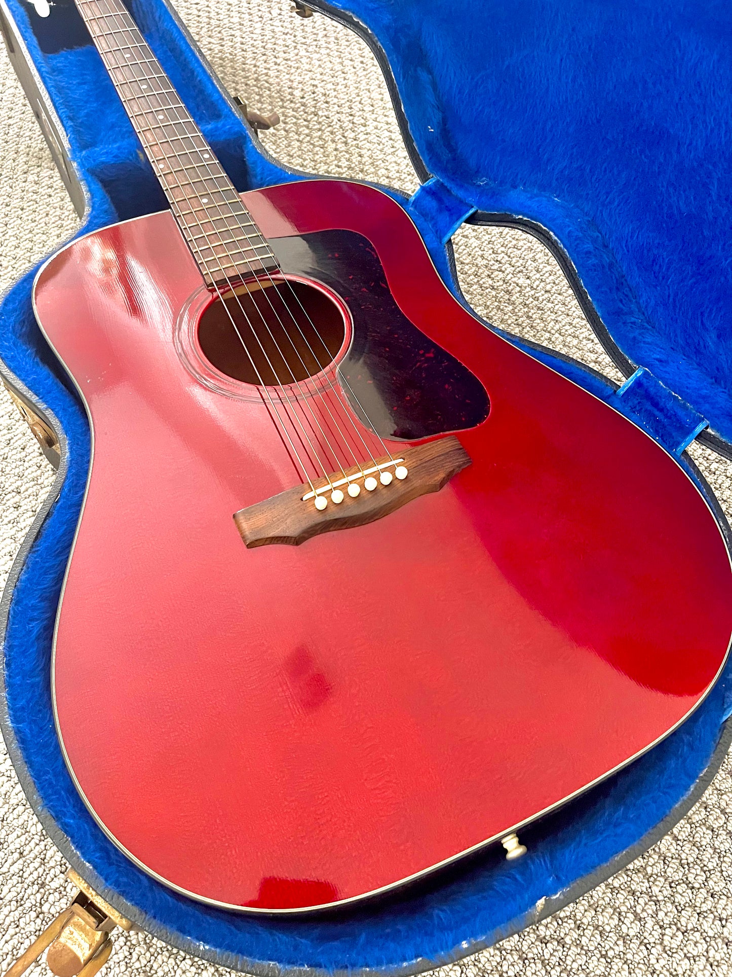 1978 Guild D-25CH "Natural Cherry Red" Dreadnought Acoustic + OHSC