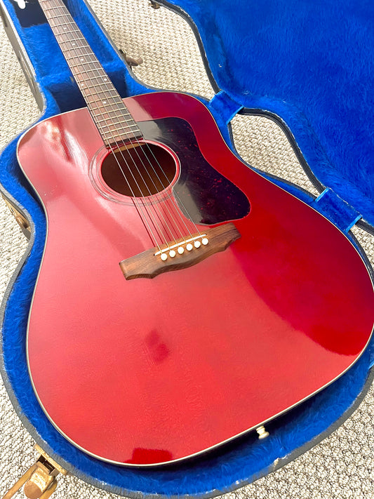 1978 Guild D-25CH "Natural Cherry Red" Dreadnought Acoustic + OHSC