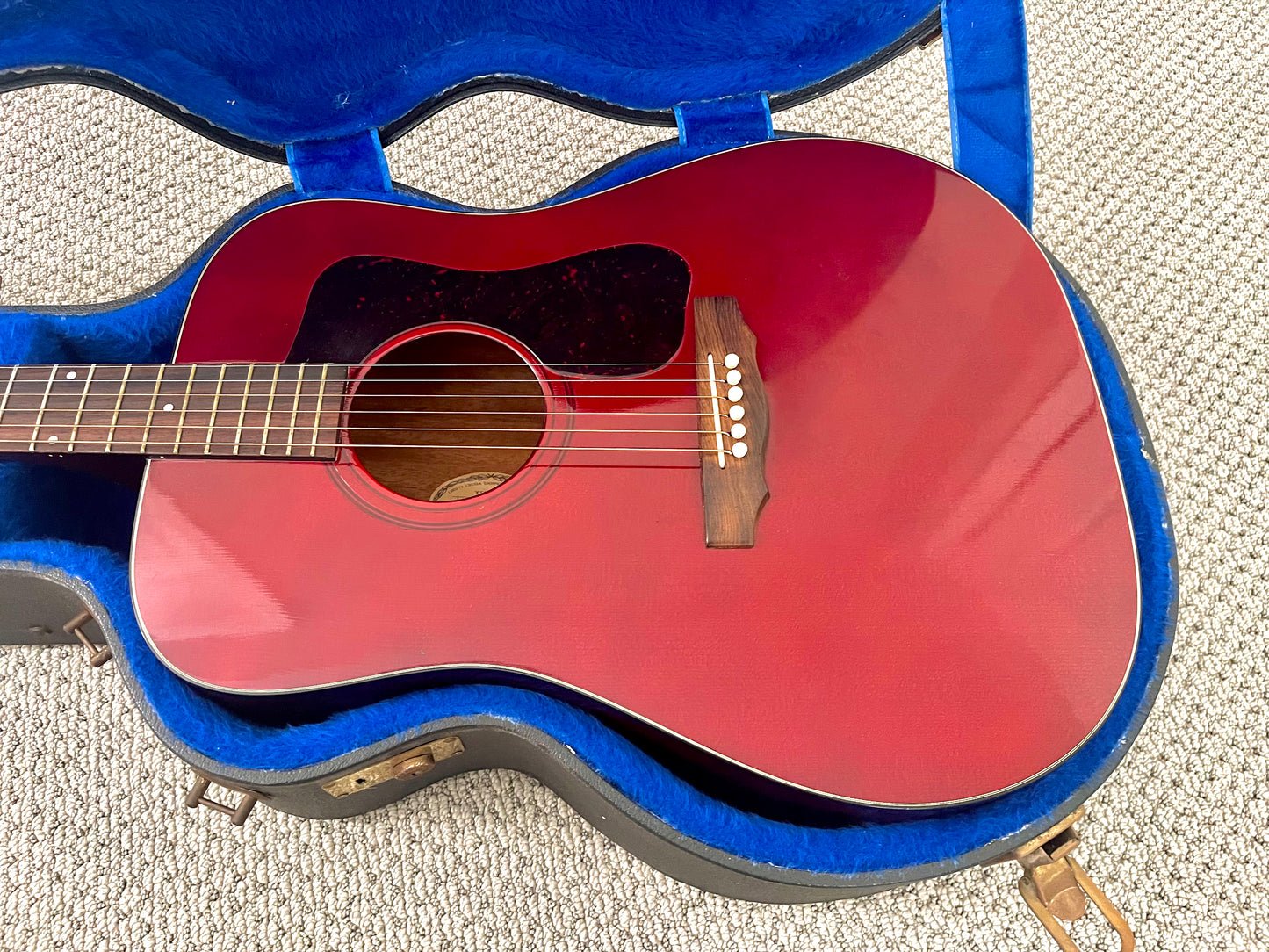 1978 Guild D-25CH "Natural Cherry Red" Dreadnought Acoustic + OHSC