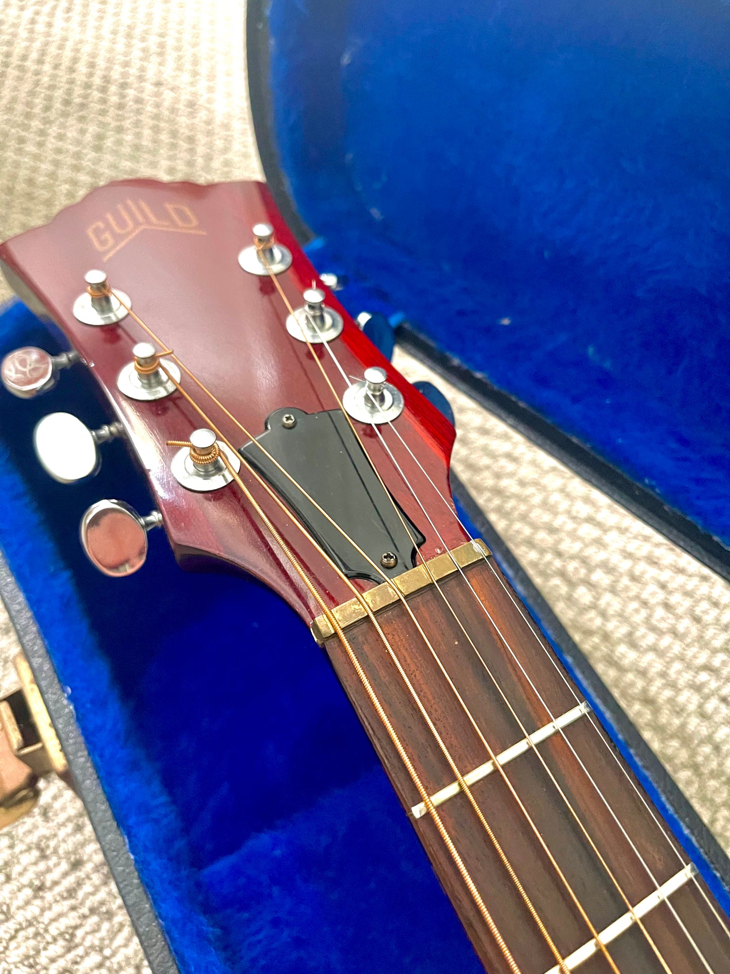 1978 Guild D-25CH "Natural Cherry Red" Dreadnought Acoustic + OHSC