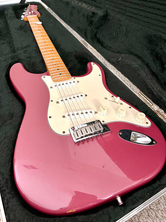 1995 Fender Stratocaster American Standard "Burgundy Mist" Limited + OHSC