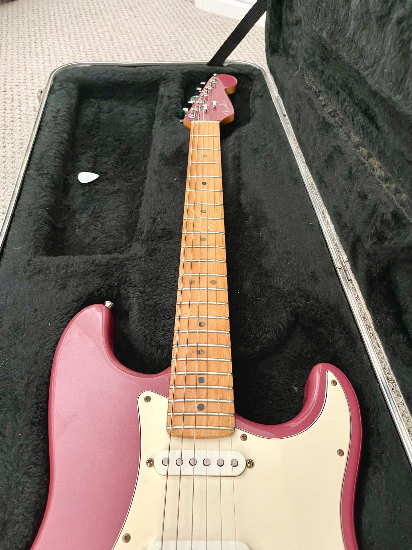 1995 Fender Stratocaster American Standard "Burgundy Mist" Limited + OHSC