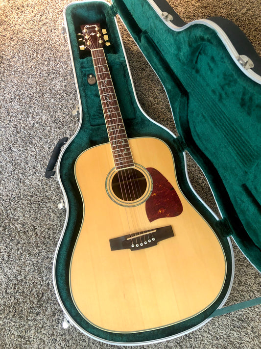 2006 Ibanez Artwood AW-40NT "VINE OF LIFE" Dreadnought + HSC