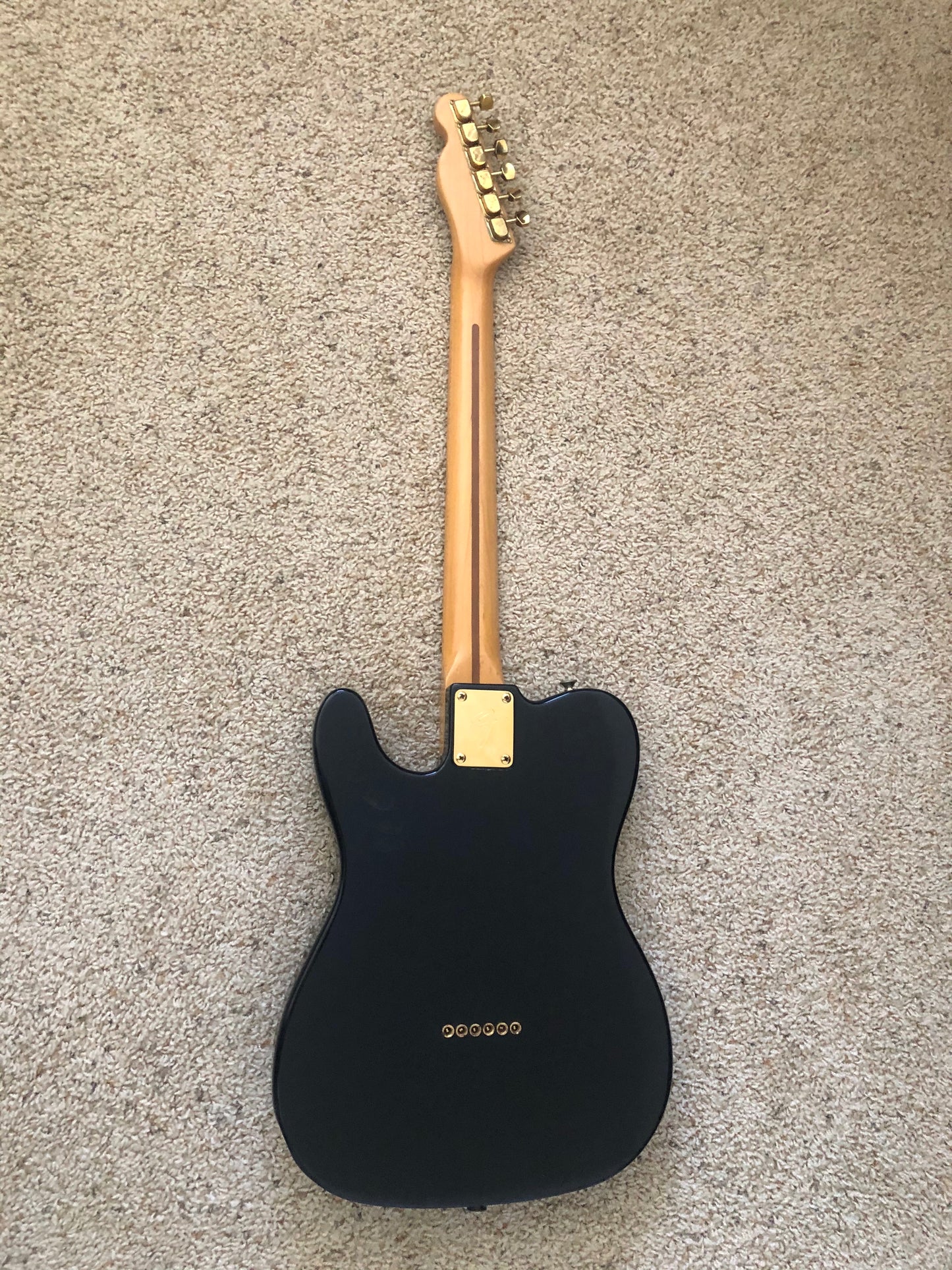 1981 Fender Telecaster "COLLECTORS EDITION" Black/Gold + OHSC