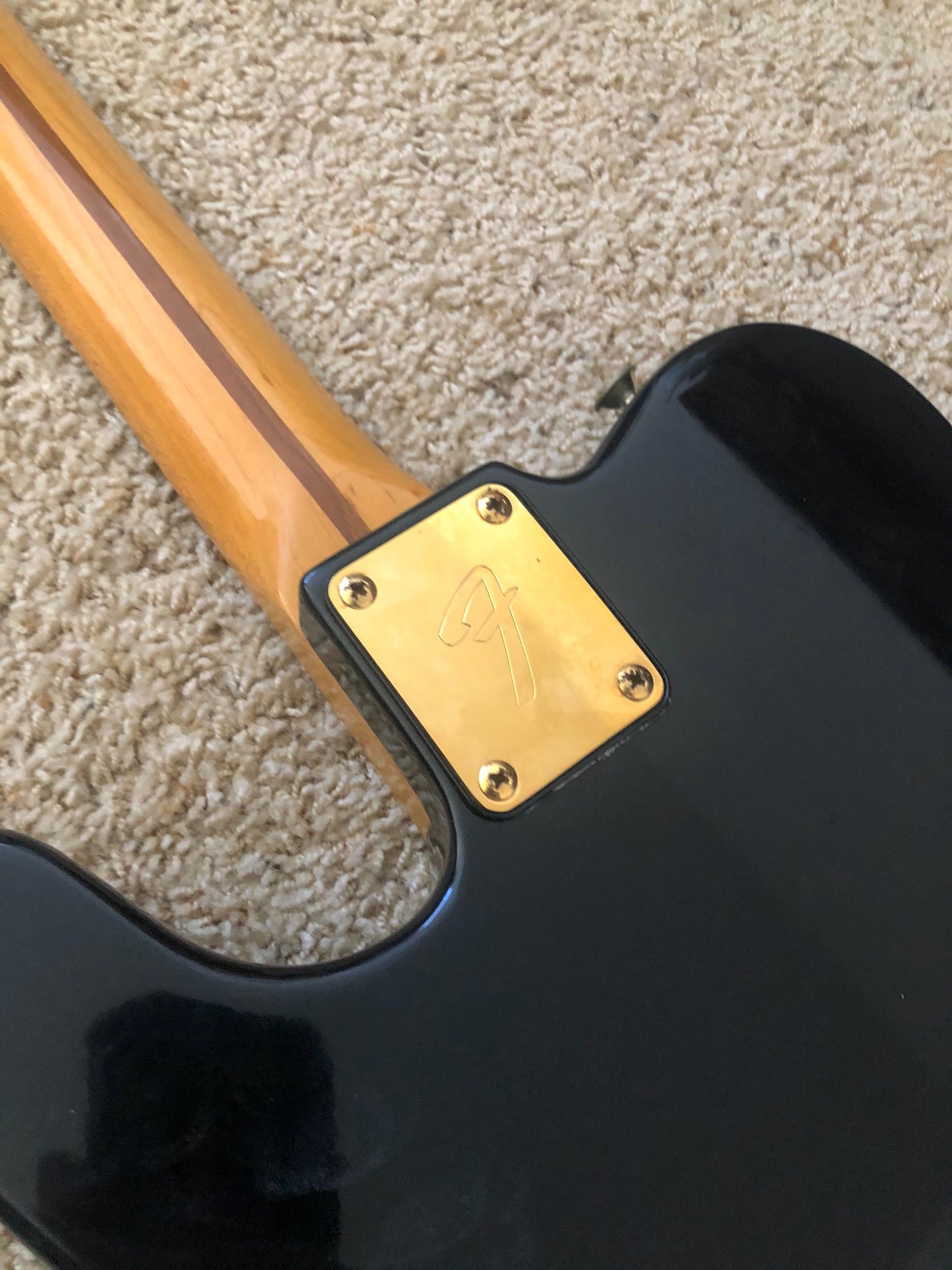 1981 Fender Telecaster "COLLECTORS EDITION" Black/Gold + OHSC